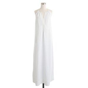 J. Crew Linen Halter Dress with Slits
